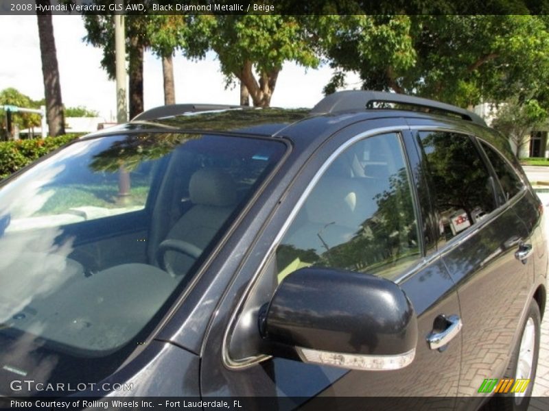 Black Diamond Metallic / Beige 2008 Hyundai Veracruz GLS AWD