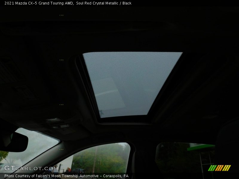Soul Red Crystal Metallic / Black 2021 Mazda CX-5 Grand Touring AWD