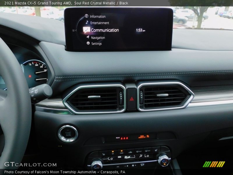 Soul Red Crystal Metallic / Black 2021 Mazda CX-5 Grand Touring AWD