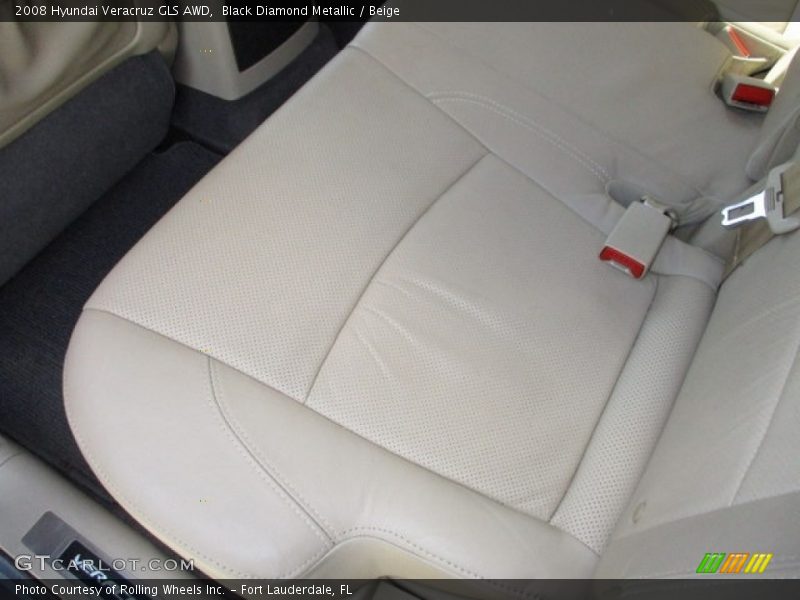 Black Diamond Metallic / Beige 2008 Hyundai Veracruz GLS AWD