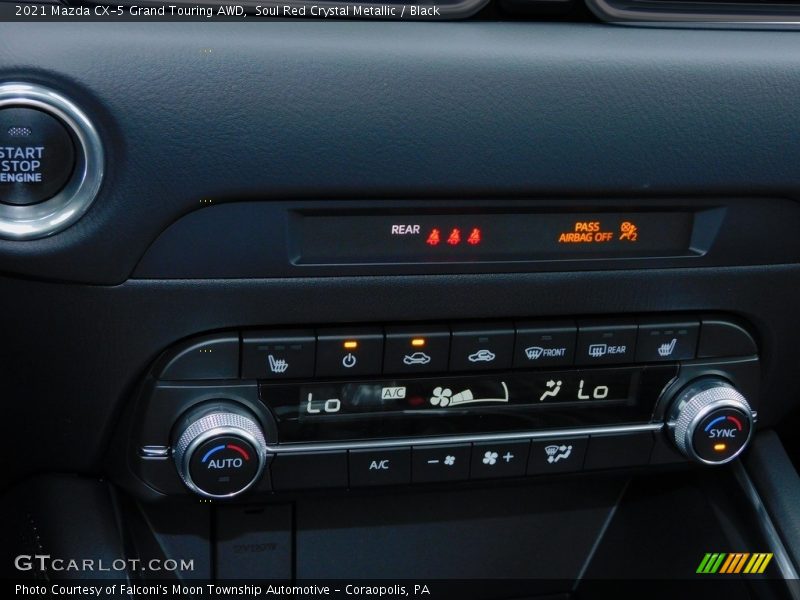 Soul Red Crystal Metallic / Black 2021 Mazda CX-5 Grand Touring AWD