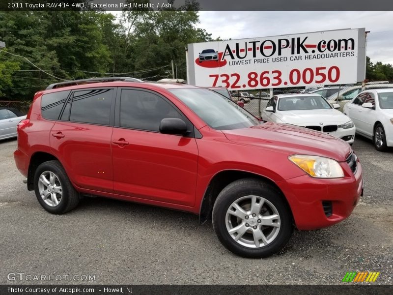 Barcelona Red Metallic / Ash 2011 Toyota RAV4 I4 4WD