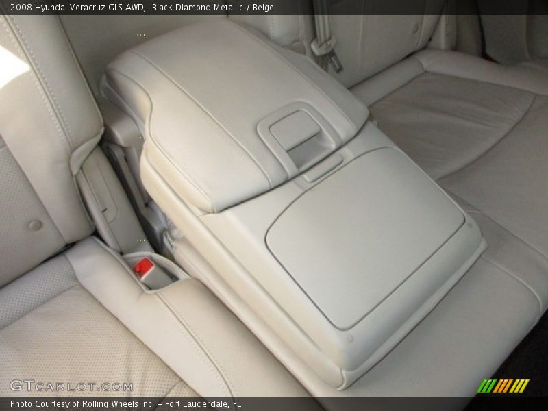 Black Diamond Metallic / Beige 2008 Hyundai Veracruz GLS AWD