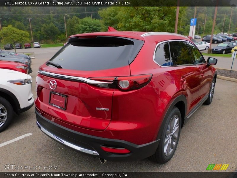 Soul Red Crystal Metallic / Black 2021 Mazda CX-9 Grand Touring AWD