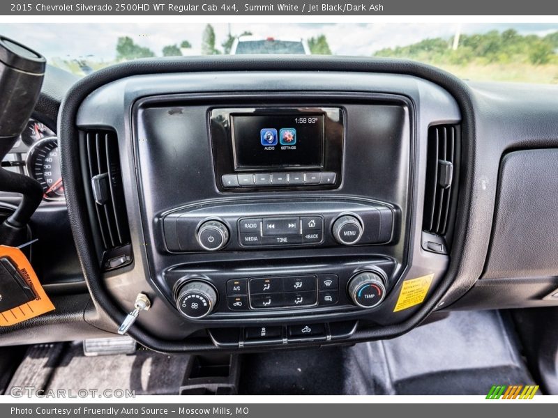 Summit White / Jet Black/Dark Ash 2015 Chevrolet Silverado 2500HD WT Regular Cab 4x4