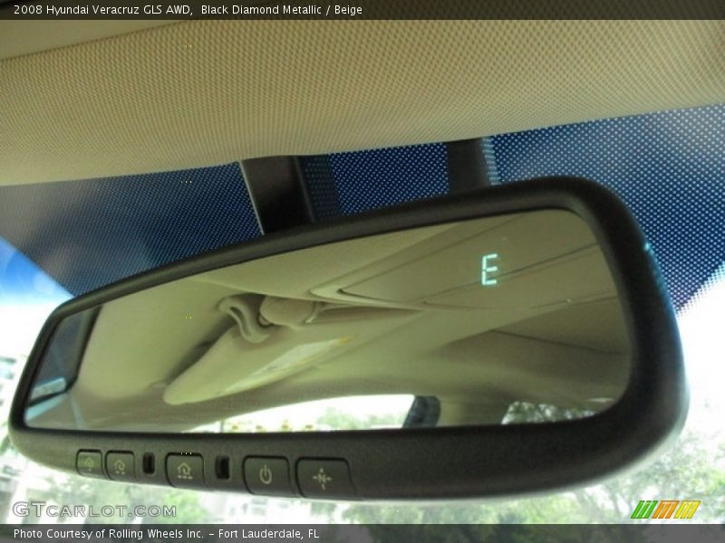 Black Diamond Metallic / Beige 2008 Hyundai Veracruz GLS AWD