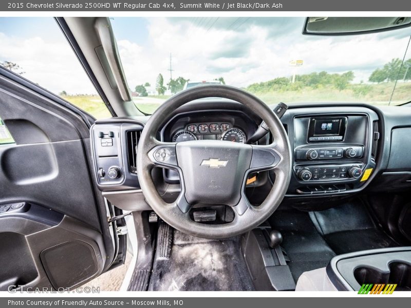 Summit White / Jet Black/Dark Ash 2015 Chevrolet Silverado 2500HD WT Regular Cab 4x4