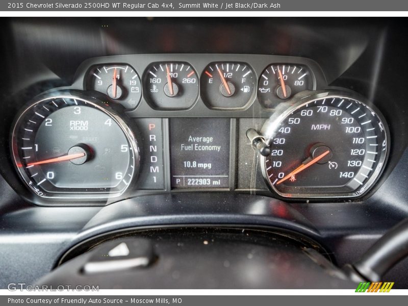 Summit White / Jet Black/Dark Ash 2015 Chevrolet Silverado 2500HD WT Regular Cab 4x4