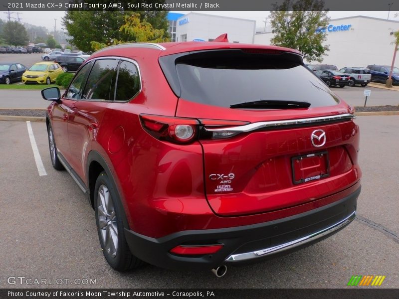 Soul Red Crystal Metallic / Black 2021 Mazda CX-9 Grand Touring AWD