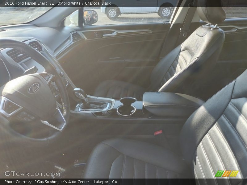 Oxford White / Charcoal Black 2016 Ford Fusion Energi SE