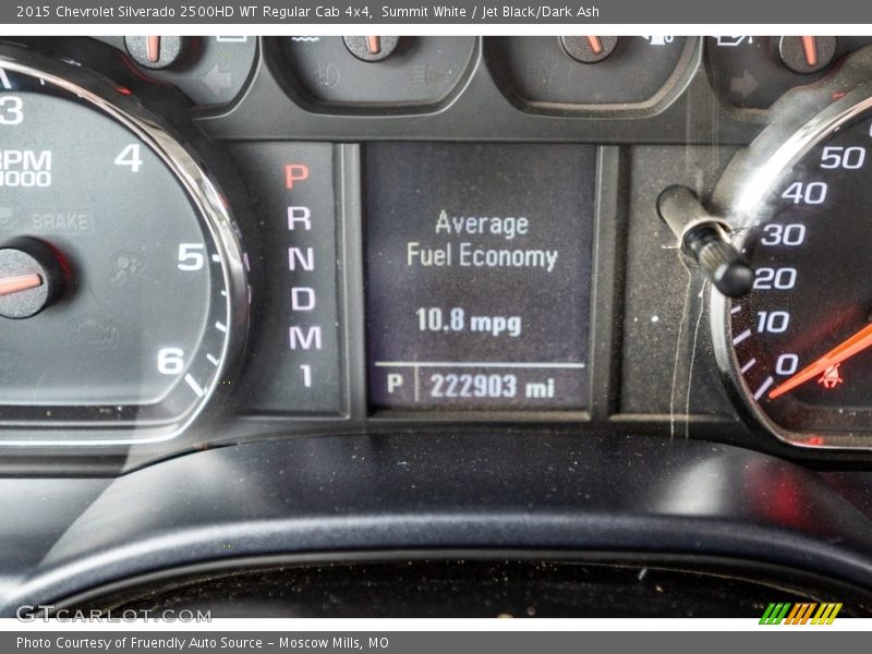Summit White / Jet Black/Dark Ash 2015 Chevrolet Silverado 2500HD WT Regular Cab 4x4