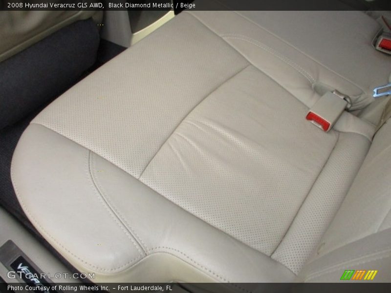 Black Diamond Metallic / Beige 2008 Hyundai Veracruz GLS AWD