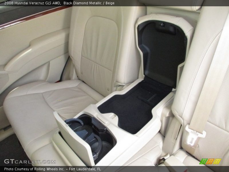 Black Diamond Metallic / Beige 2008 Hyundai Veracruz GLS AWD