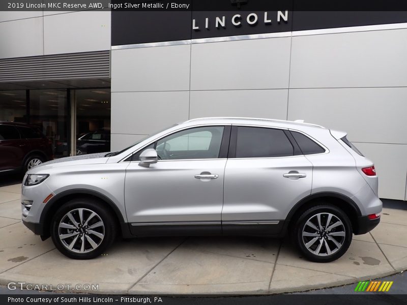 Ingot Silver Metallic / Ebony 2019 Lincoln MKC Reserve AWD