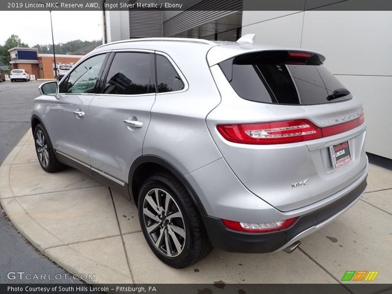 Ingot Silver Metallic / Ebony 2019 Lincoln MKC Reserve AWD