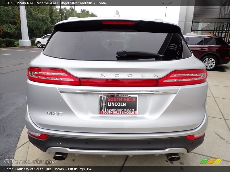 Ingot Silver Metallic / Ebony 2019 Lincoln MKC Reserve AWD