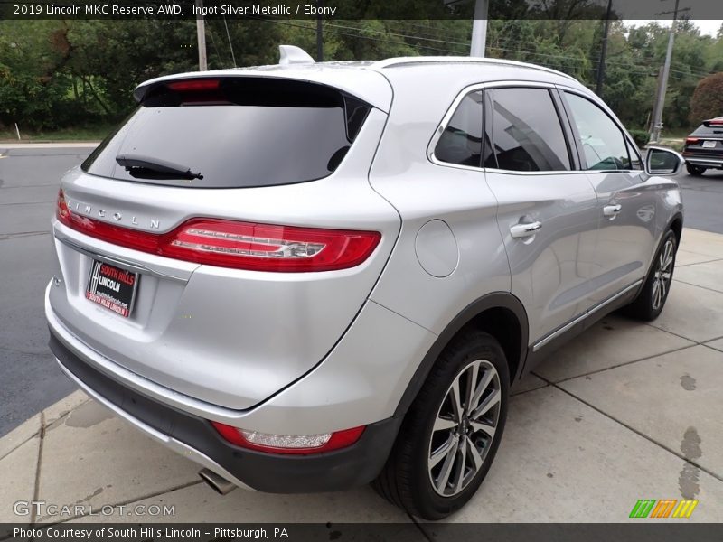 Ingot Silver Metallic / Ebony 2019 Lincoln MKC Reserve AWD
