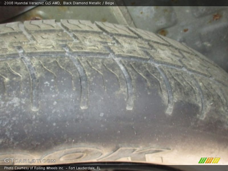 Black Diamond Metallic / Beige 2008 Hyundai Veracruz GLS AWD
