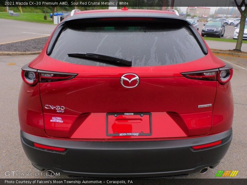 Soul Red Crystal Metallic / White 2021 Mazda CX-30 Premium AWD
