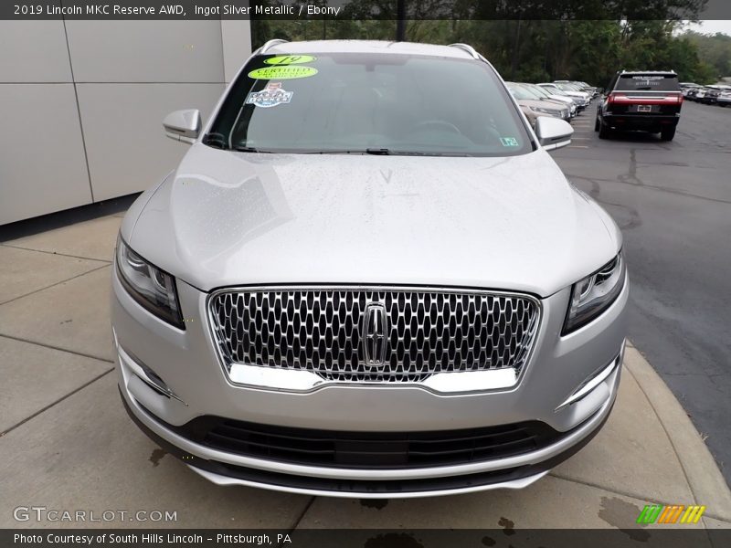 Ingot Silver Metallic / Ebony 2019 Lincoln MKC Reserve AWD