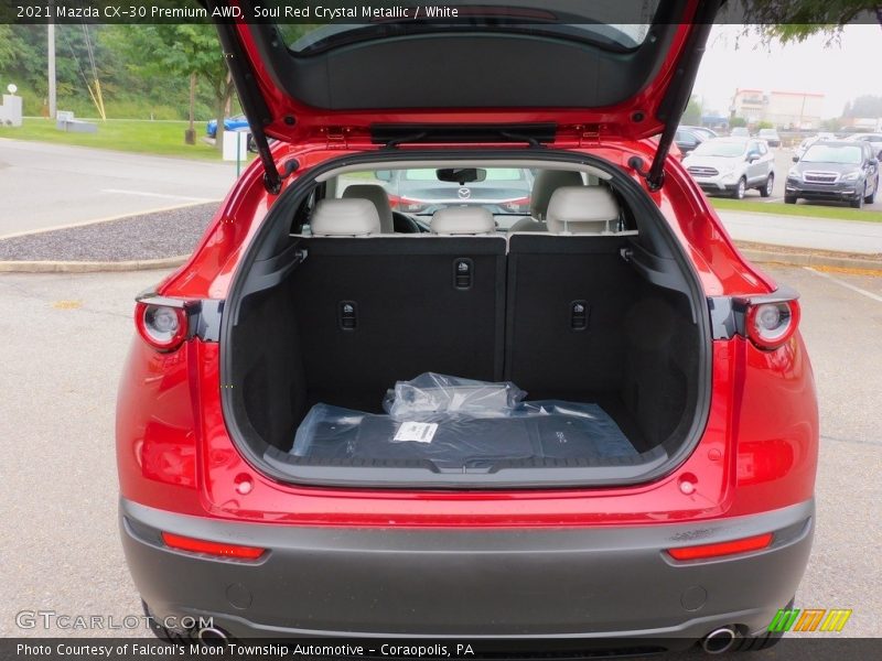Soul Red Crystal Metallic / White 2021 Mazda CX-30 Premium AWD