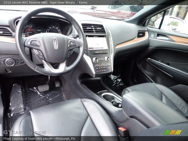 Ingot Silver Metallic / Ebony 2019 Lincoln MKC Reserve AWD