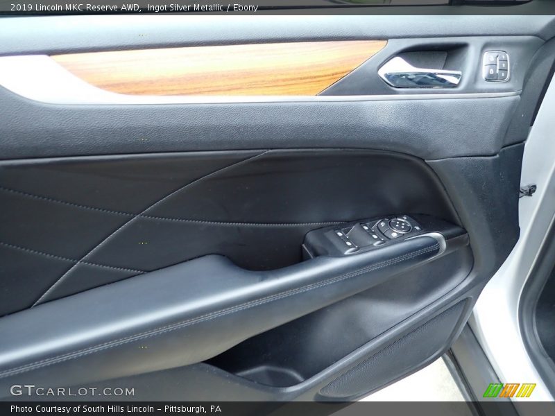 Ingot Silver Metallic / Ebony 2019 Lincoln MKC Reserve AWD
