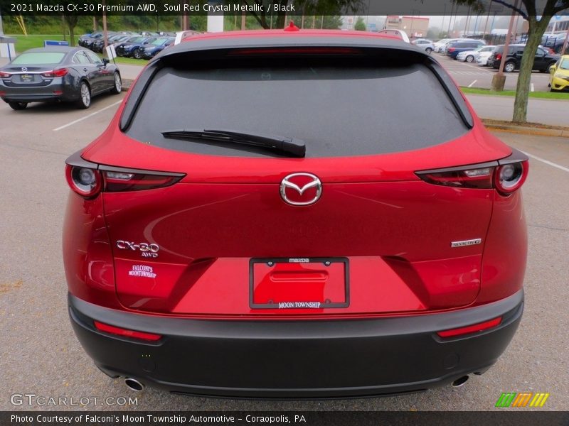 Soul Red Crystal Metallic / Black 2021 Mazda CX-30 Premium AWD