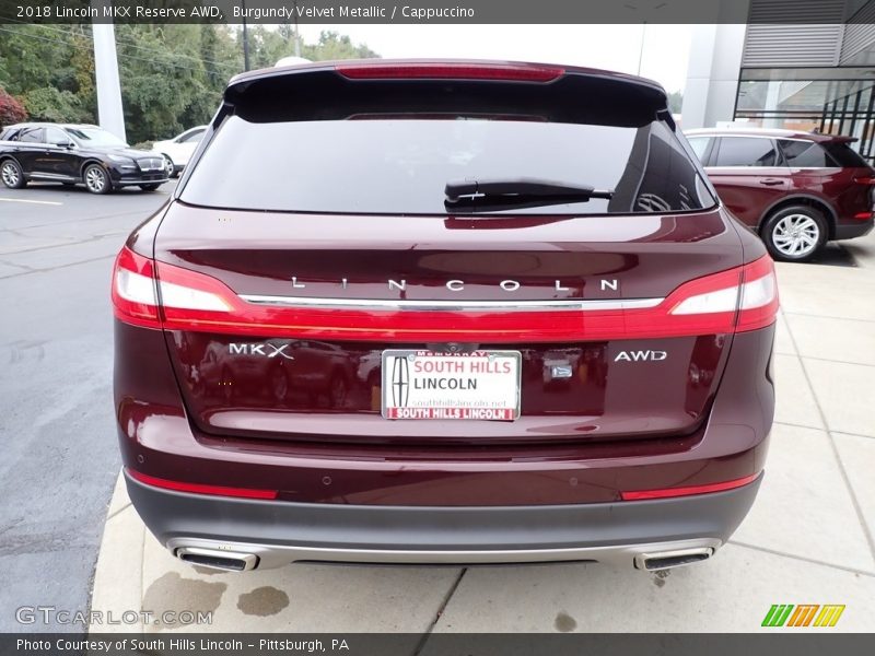 Burgundy Velvet Metallic / Cappuccino 2018 Lincoln MKX Reserve AWD