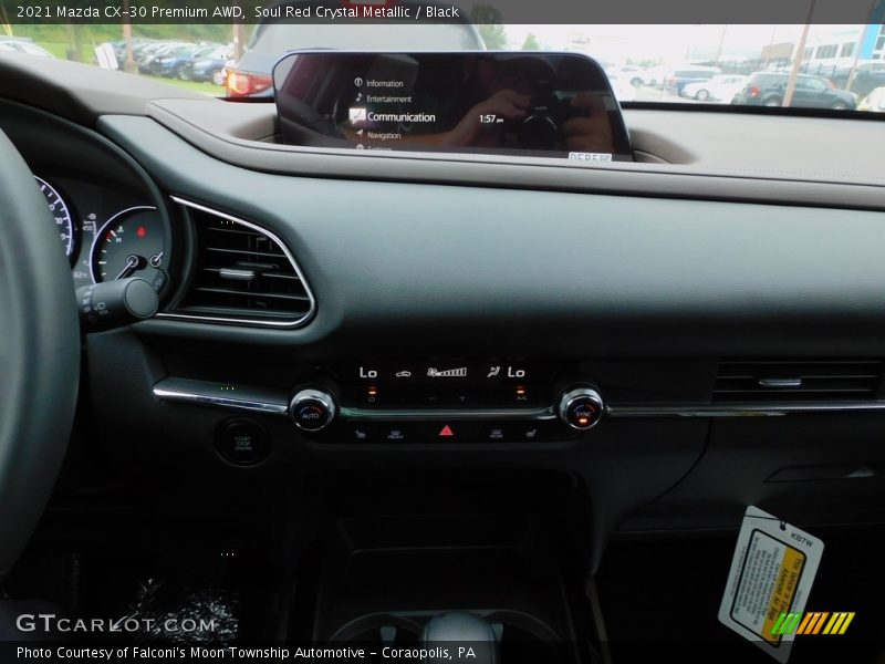 Soul Red Crystal Metallic / Black 2021 Mazda CX-30 Premium AWD