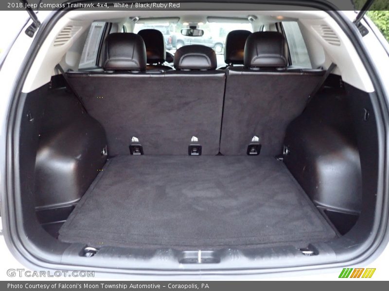 White / Black/Ruby Red 2018 Jeep Compass Trailhawk 4x4