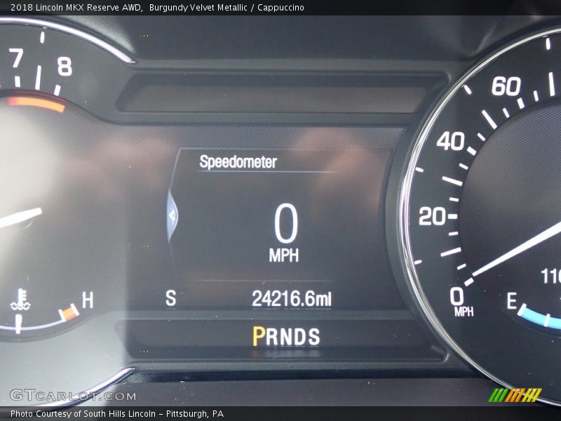 Burgundy Velvet Metallic / Cappuccino 2018 Lincoln MKX Reserve AWD