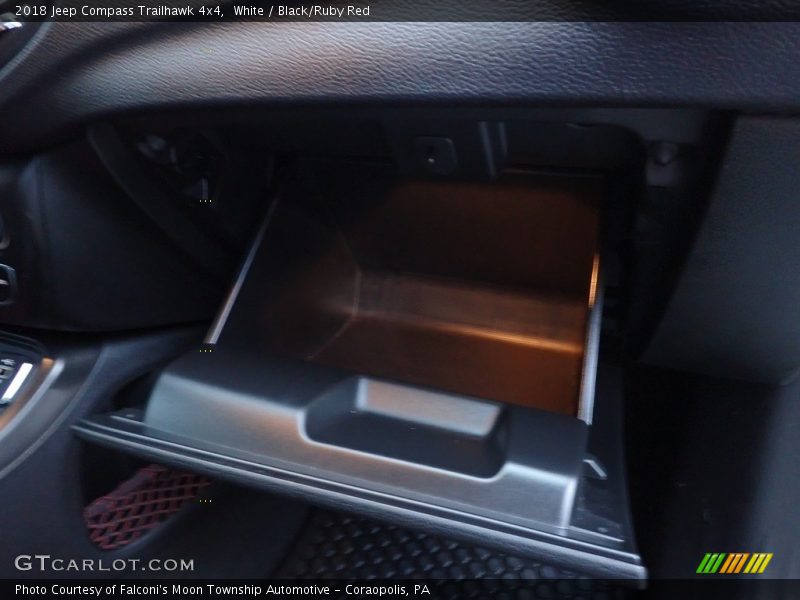 White / Black/Ruby Red 2018 Jeep Compass Trailhawk 4x4