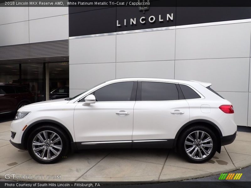  2018 MKX Reserve AWD White Platinum Metallic Tri-Coat