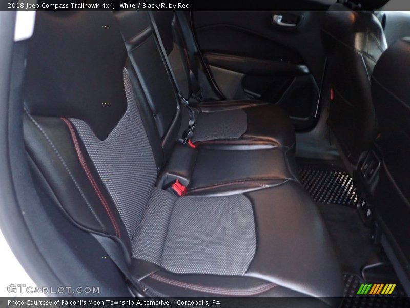 White / Black/Ruby Red 2018 Jeep Compass Trailhawk 4x4