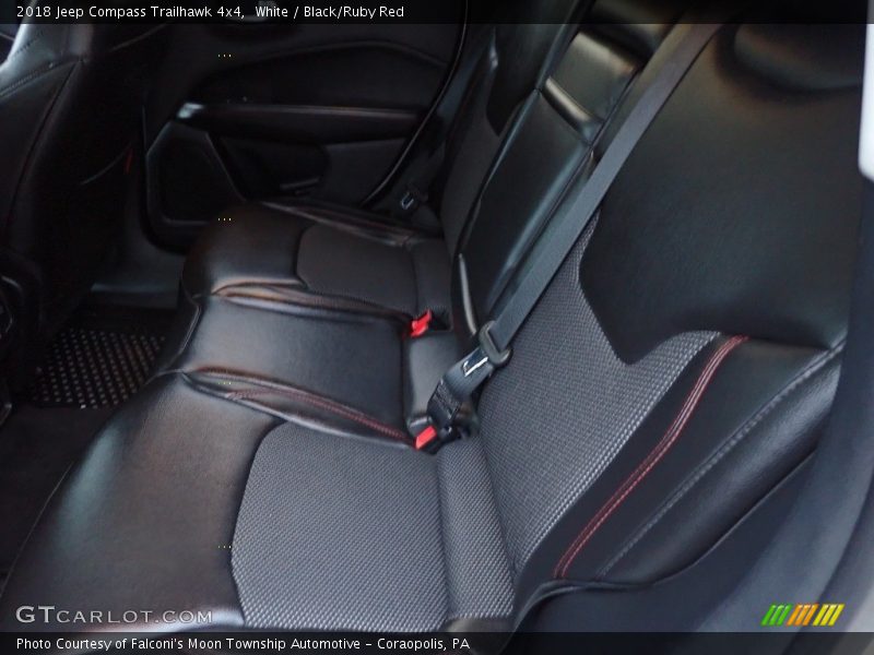 White / Black/Ruby Red 2018 Jeep Compass Trailhawk 4x4