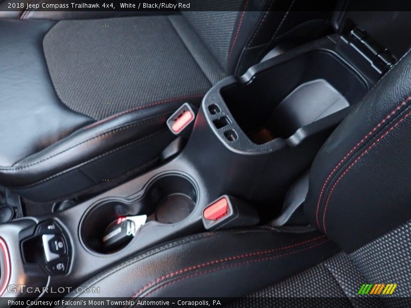 White / Black/Ruby Red 2018 Jeep Compass Trailhawk 4x4