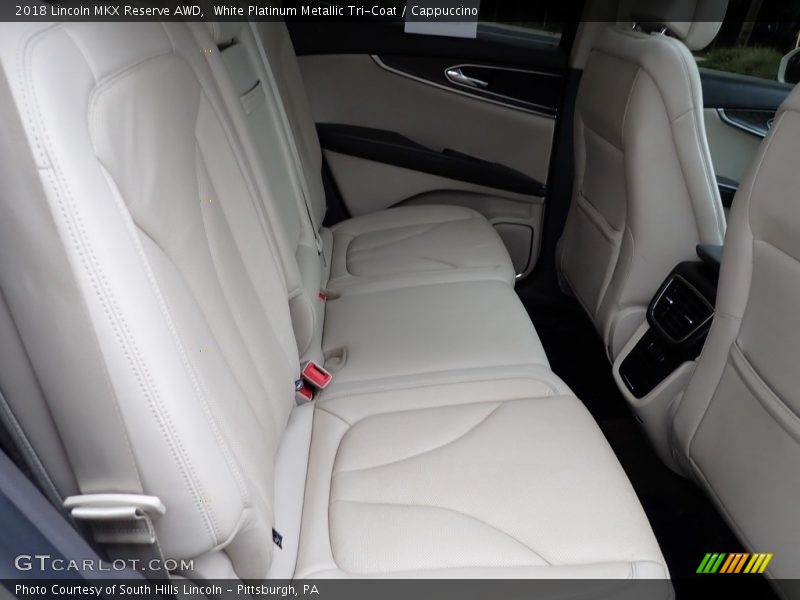 White Platinum Metallic Tri-Coat / Cappuccino 2018 Lincoln MKX Reserve AWD