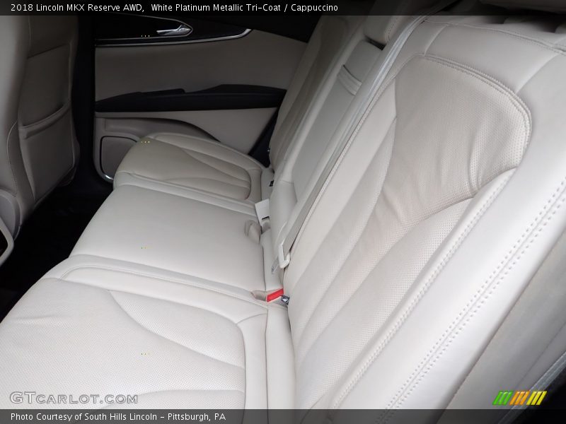White Platinum Metallic Tri-Coat / Cappuccino 2018 Lincoln MKX Reserve AWD