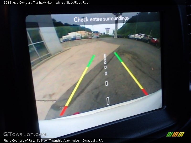 White / Black/Ruby Red 2018 Jeep Compass Trailhawk 4x4