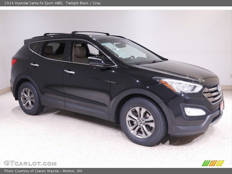 Twilight Black / Gray 2014 Hyundai Santa Fe Sport AWD