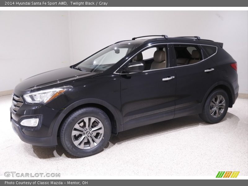 Twilight Black / Gray 2014 Hyundai Santa Fe Sport AWD