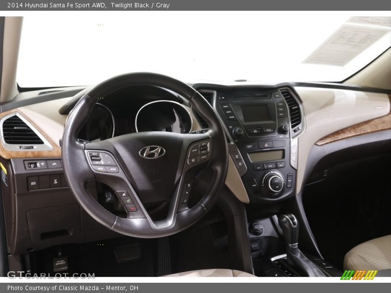 Twilight Black / Gray 2014 Hyundai Santa Fe Sport AWD