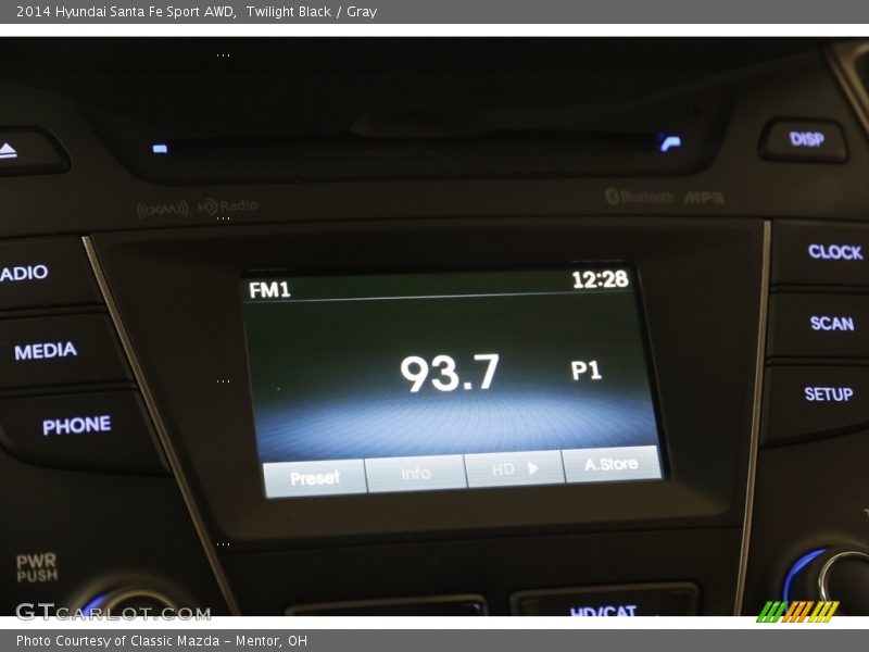 Twilight Black / Gray 2014 Hyundai Santa Fe Sport AWD
