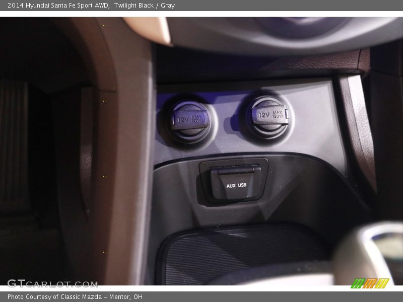 Twilight Black / Gray 2014 Hyundai Santa Fe Sport AWD