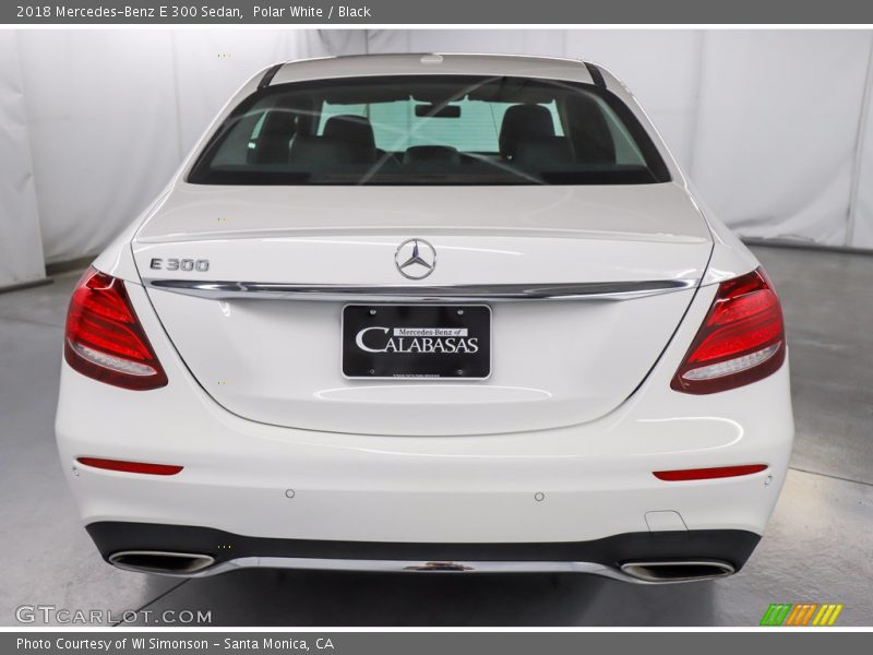 Polar White / Black 2018 Mercedes-Benz E 300 Sedan