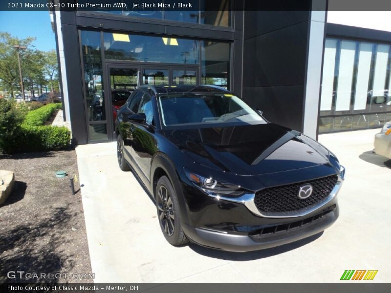 Jet Black Mica / Black 2021 Mazda CX-30 Turbo Premium AWD