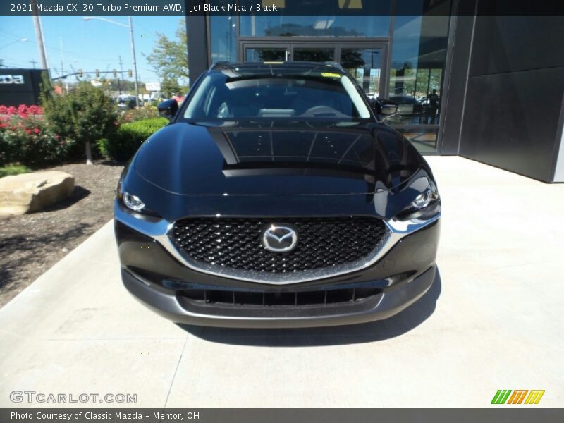 Jet Black Mica / Black 2021 Mazda CX-30 Turbo Premium AWD