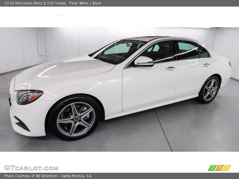 Polar White / Black 2018 Mercedes-Benz E 300 Sedan