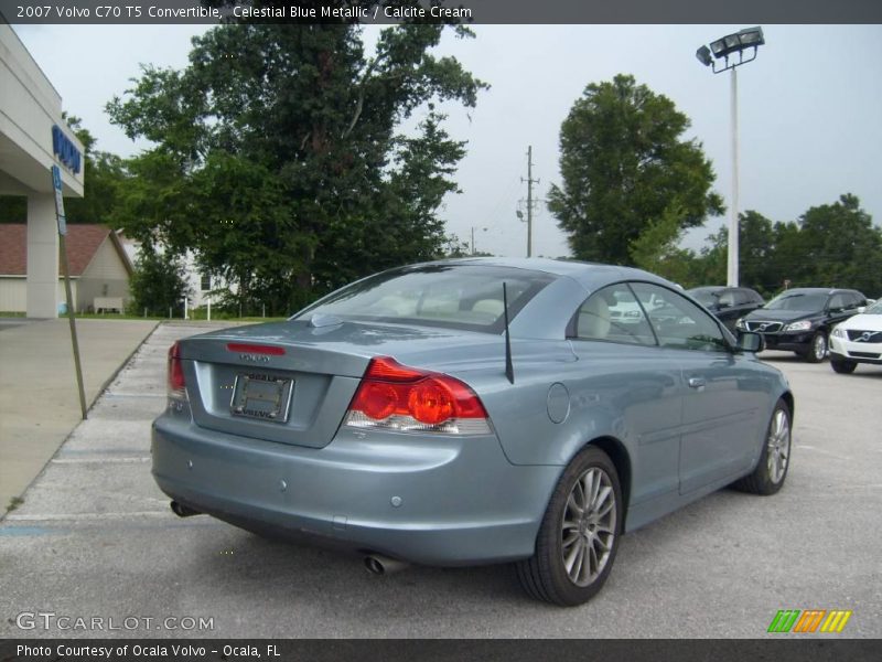 Celestial Blue Metallic / Calcite Cream 2007 Volvo C70 T5 Convertible